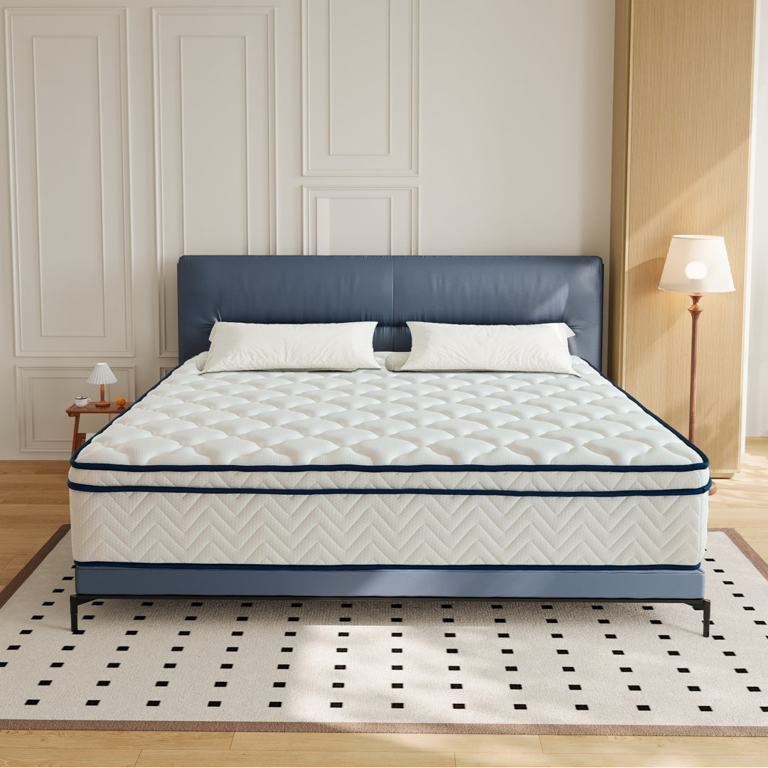 Hybrid Mattress in a Box | Medium Plush Cooling Gel Memory Foam CertiPUR-US Certified